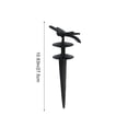 thumbnail image 3 of Black Aluminum Hose Guide Garden Stake - Rust Proof Decorative Stake for Hose Management, Plant Protection, and Kink-Free Watering, 3 of 6