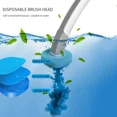 thumbnail image 5 of Disposable Toilet Brush Set with Storage Caddy and 16 Refill Heads Toilet Bowl Cleaning Kit with Holder Bathroom Accessories Set, 5 of 6
