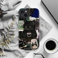 thumbnail image 6 of Black Cat Collage Phone Case, Aesthetic Gothic Art iPhone Cover with Coffee Cup & Moonlit Vibes, Cute Protective Case for iPhone 17 16 15 14 13 12 11 Pro Plus Max Mini, 6 of 6