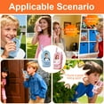 thumbnail image 6 of Video Walkie Talkies,Handheld 2 Pack Rechargeable Video Intercom Walkies Talkies,Indoor Outdoor Toys for Family Games,Outside,Camping,Hiking(Blue/Pink), 6 of 7