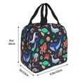 thumbnail image 2 of Picia The Underwater World Printed Lunch box Lunch bag for Men Women Large Capacity Lunchbox Reusable Lunch Bags Insulated Lunch Bag Lunch Box Cooler, 2 of 6