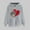 Gray, variant on SOOMLON Valentines Day Hoodies for Women Lover Valentines Gift Plus Size Tunic Long Sleeve Crewneck Sweatshirts Tops Funny Heart Graphic Pullovers Shirts Fashion Holiday Outfits 2025 Army Green XL