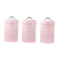 thumbnail image 1 of Metal Kitchen Canister Set Coffee Tea Sugar Tins Containers Food Storage Jars Bottles 1200ml Capacity, 1 of 9