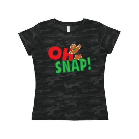 Inktastic Oh Snap Broken Gingerbread Women's T-Shirt