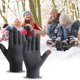 thumbnail image 4 of Guantes de punto de invierno para hombres y mujeres, guantes cálidos con forro polar a prueba de viento y pantalla táctil para ciclismo, equitación, trabajo, senderismo, esquí, 4 of 8