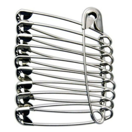 Set of 100 Extra-Large 1-3/4" Safety Pins - Walmart.com