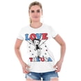 thumbnail image 4 of Betty Boop Cartoon Love The USA Women's T Shirt Ladies Tee Brisco Brands M, 4 of 5