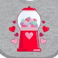 thumbnail image 4 of Inktastic Valentine's Day Gum-Ball Machine Boys or Girls Baby Bib, 4 of 4