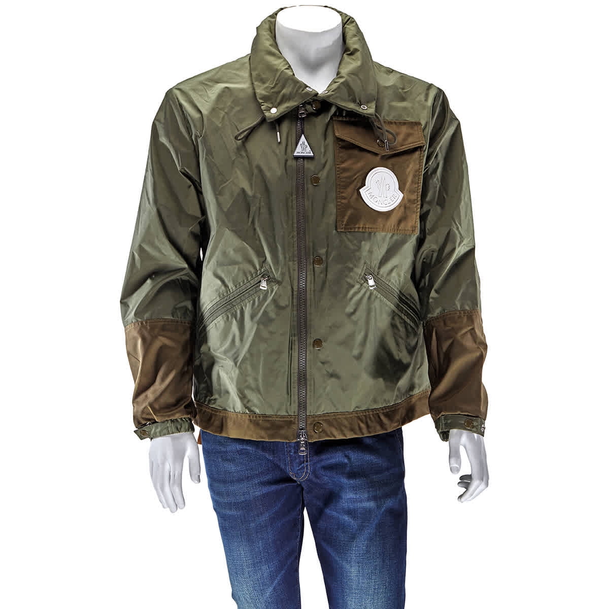 moncler army green jacket