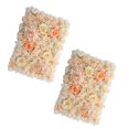 thumbnail image 1 of 2 Piezas De Pared De Flores Artificiales Para Bodas, Pilares De Flores, Decoración De Carreteras, Naranja Sunnimix Flores artificiales, 1 of 8