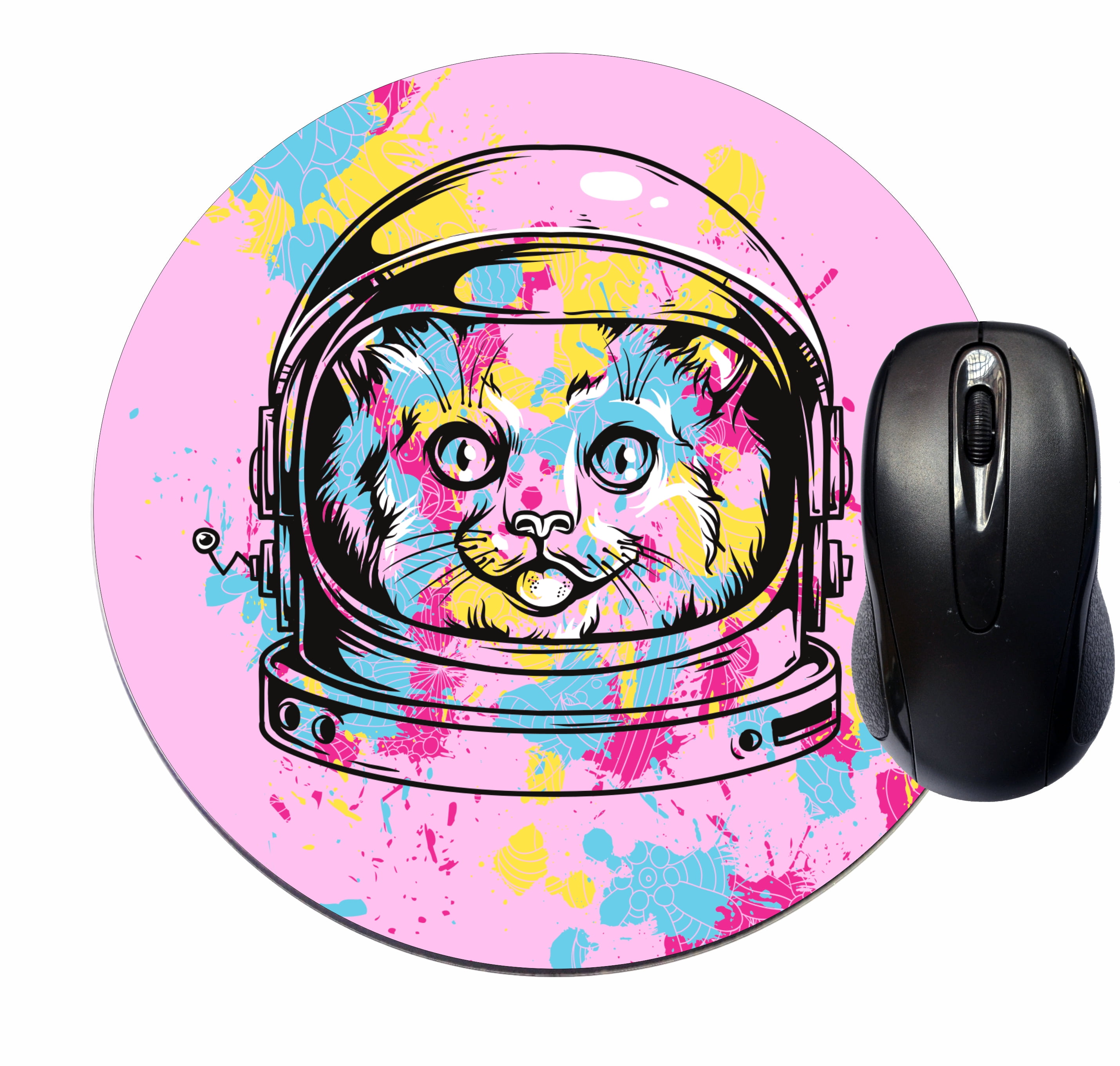 Mouse Mat Pad Mousepad Cute Desk Round Circle Mousemat Mousepad