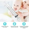 thumbnail image 3 of 2pcs Baby Needle Tube Nasal Irrigator, Reusable Silicone Infant Nose Cleaner Rinsing Tool Soften Nasal Scab For Kids, 3 of 4