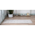 thumbnail image 4 of Rugs.com Oregon Collection Rug – 8 Ft Runner Beige Low-Pile Rug Perfect For Hallways, Entryways, 4 of 9
