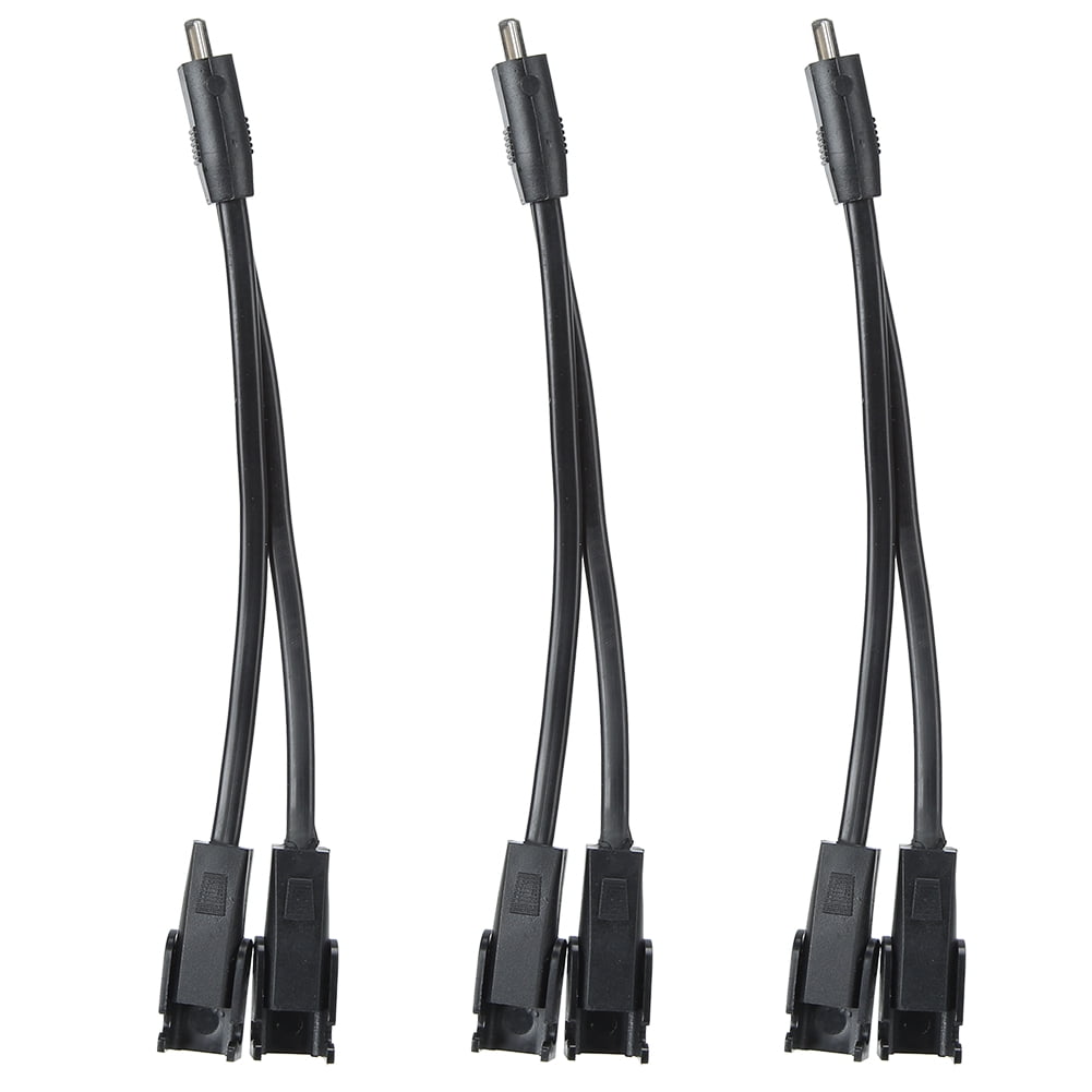 LHCER 3Pcs 18cm Linear Actuator Power Adapter Cable 1 to 2 Extension