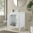 thumbnail image 3 of Vanity Art 24” Single Sink Bathroom Vanity Cabinet with Ceramic Countertop, 3 of 8