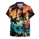 thumbnail image 4 of Shirt For Men Casual Fashion Summer Short Sleeve Buttons Printed T Shirt Top S, 4 of 5