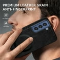 thumbnail image 6 of Allytechgroup Magnetic for Samsung Galaxy S21 FE Case, Compatible with MagSafe Support Magnetic Car Phone Mount PU Leather Slim Phone Case for Women Men for Samsung Galaxy S21 FE, Black, 6 of 10