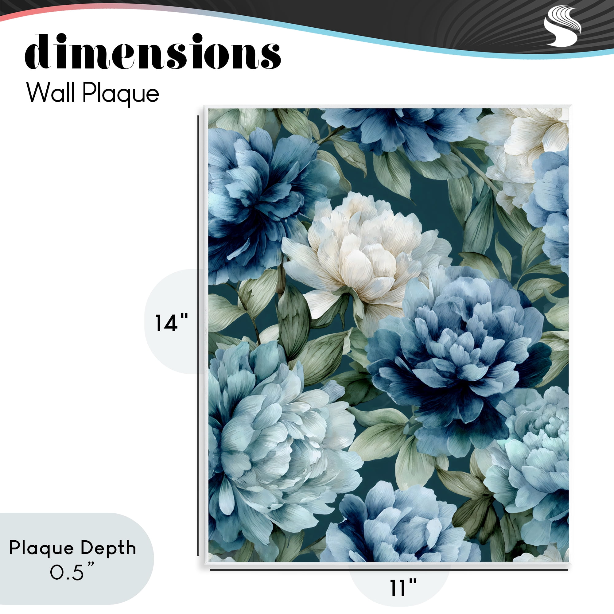 Stupell Industries Blooms On The Vine Wall Plaque Art, design by Franklyn Gregory