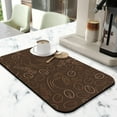 thumbnail image 2 of Exceptional Coffee Bar Mat (19.5x12in) - Highly Absorbent, Stain Concealing, Anti-Slip, Perfect Fit Under Coffee Machines. Coffee Drying Mat Also Serves as a Reliable Kitchen Dish Drying Mat, 2 of 7