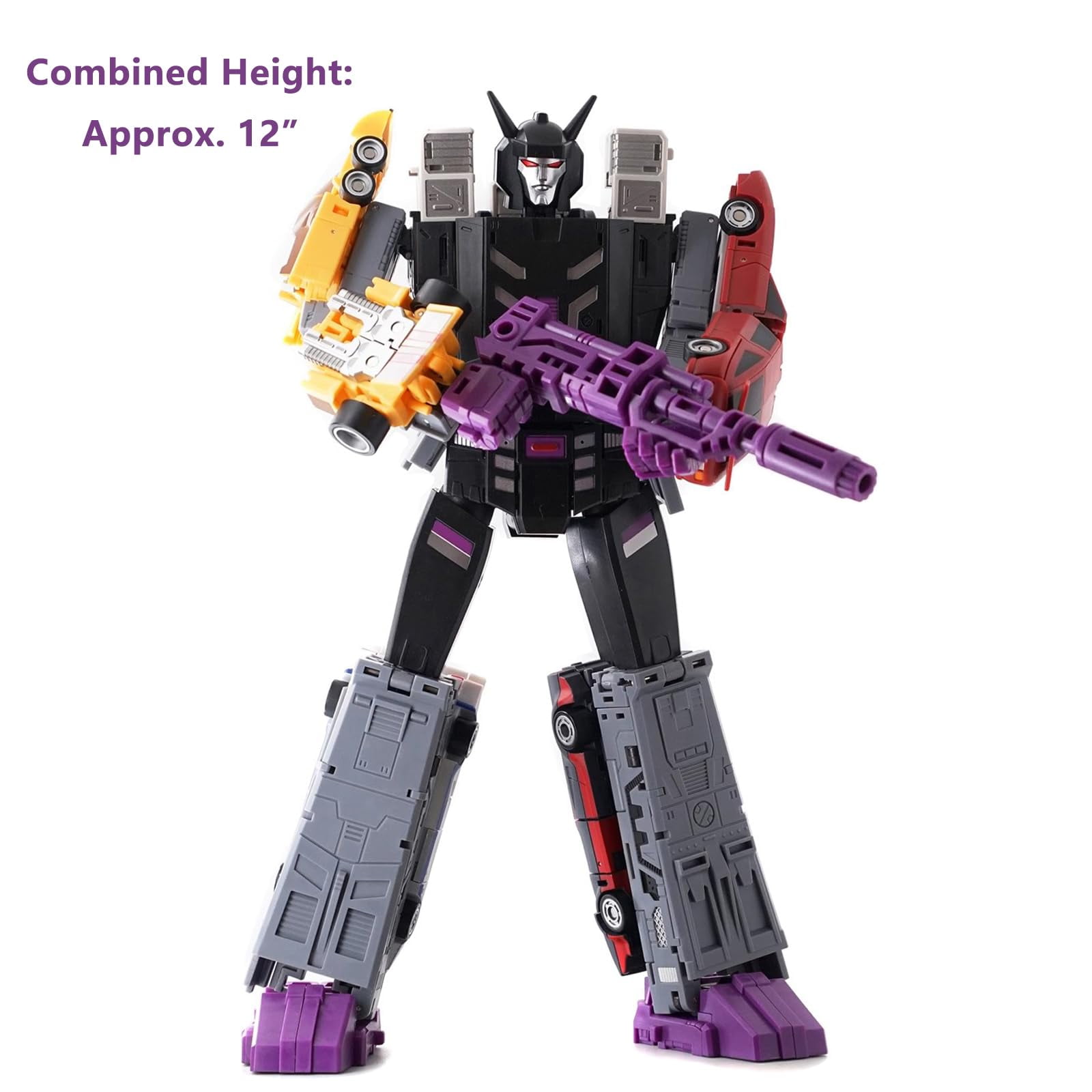 5 in 1 Combiner Deformation Robot Set Mini Transformable Car Action Figures