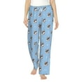 thumbnail image 2 of Kdxio Women's Comfy Stretch French Bulldog2Print Drawstring Pajama Pants-X-Large, 2 of 9