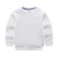 thumbnail image 4 of Sweatshirt Boy Long Sleeve White Sweatshirt Kids Crewneck Pullover Tops Fall Winter Clothes Little Boy Clothes 3-4 Years Boys Girls Fashion, 4 of 4