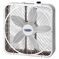 thumbnail image 1 of Lasko Ventilateur de Boîte 20 Pouces à 3 Vitesses avec Protection contre les Intempéries et Poignée, Blanc (Lot de 2), 1 of 6