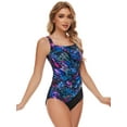 thumbnail image 4 of BIMEI One-Piece Mastectomy Swimsuit, Size 14, Blue (Women's), 4 of 6