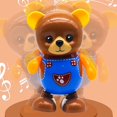 thumbnail image 4 of Maojin Toy Story Juguetes Oso eléctrico para niños Juguete Robot de música Brillante Robot de Baile oscilante, 4 of 9