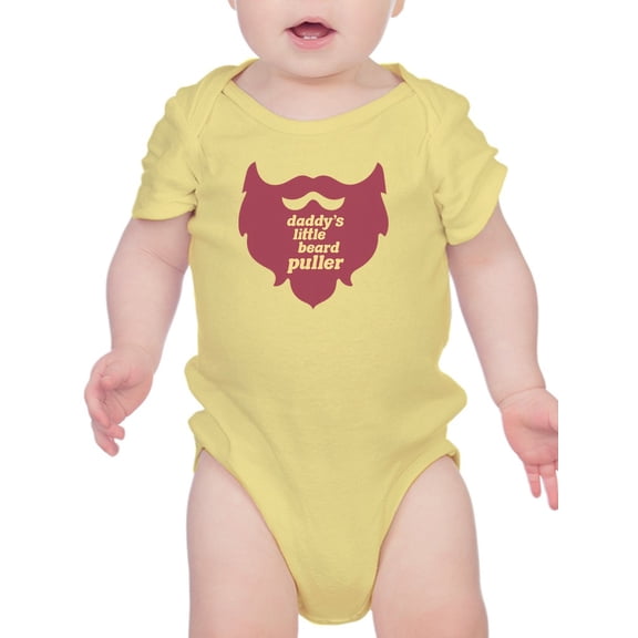 Daddy's Little Beard Puller Bodysuit Infant -Smartprints Designs,  Newborn