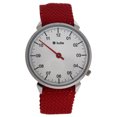 thumbnail image 1 of KUTPR Silver/Red Nylon Strap Watch by Kulte for Unisex - 1 Pc Watch, 1 of 1