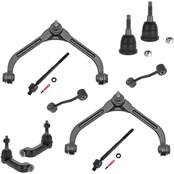 10 Piece Kit LH RH Ball Joint Tie Rod End Sway Bar Link Control Arm for Liberty