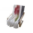 thumbnail image 4 of Floral Soft Flannel Fleece Throw Blanket, Watercolor Painting Bouquet of Tulip Flower Botanical Romantic Print, Cozy Plush for Indoor and Outdoor Use, 60" x 80", Pink Coral Green, by Ambesonne, 4 of 6