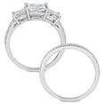 thumbnail image 4 of Everly Women's Diamond 14k White Gold Bridal Set, 4 of 6