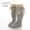 Grey, variant on Baby Girls' Spanish Style Knee High Socks - Bow-Accented Mesh Long Stockings for & Toddlers (0-7 Years)