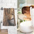 thumbnail image 7 of SKYSONIC Hand Towels Long Mane Lion 2 PCS, Cotton Bath Towel Drying Face Hands Body ,Absorbent Lightweight Washcloth for Bathroom Ktichen Travel Gym, 16"×28", 7 of 7