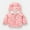 Pink, variant on Spazoro Toddler Girls Jackets, Fall Winter Hooded Zipper Long Sleeve Warm Coats for Child Girls Boys Pink Size 2-3 T