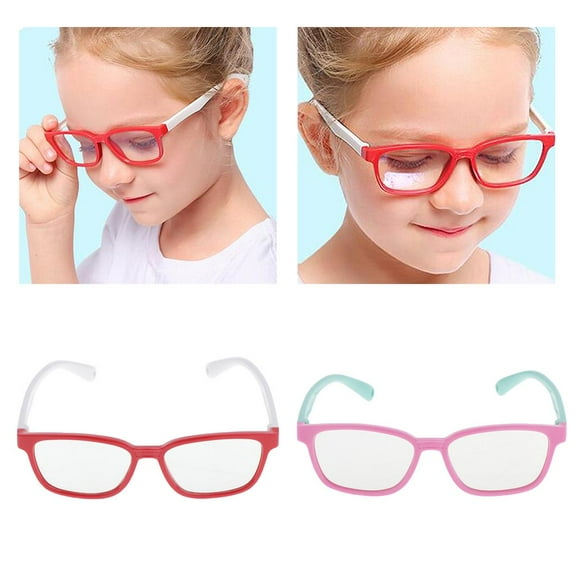 Kids girls and pack, computer video gaming glasses for kids girls and boys Age 3-12, light & Headache