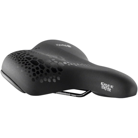 Selle Royal Freeway Fit Saddle - Steel, Black, Relaxed