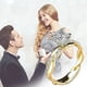 thumbnail image 1 of Anillo de boda de compromiso elegante para novia anillo de aleación, 1 of 9