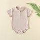 thumbnail image 1 of Mono de verano para niños y niñas, de manga corta, con cuello redondo, bonitos pantalones cortos lisos, de poliéster, 1 of 8