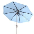 thumbnail image 5 of SAFAVIEH Ortega 9' Market Crank Auto Tilt Patio Umbrella, Baby Blue, 5 of 6