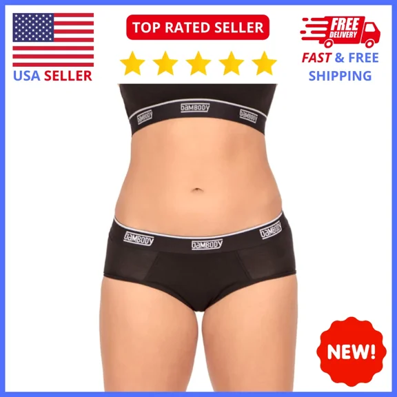 Bambody Period Underwear Size 5 – Leak-Proof Absorbent Women’S Panties