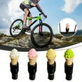thumbnail image 3 of Adorable Ice Cream Design Bike Valve Caps PVC Silicone Universal Fit for Presta Valves Dustproof Protection, 3 of 6