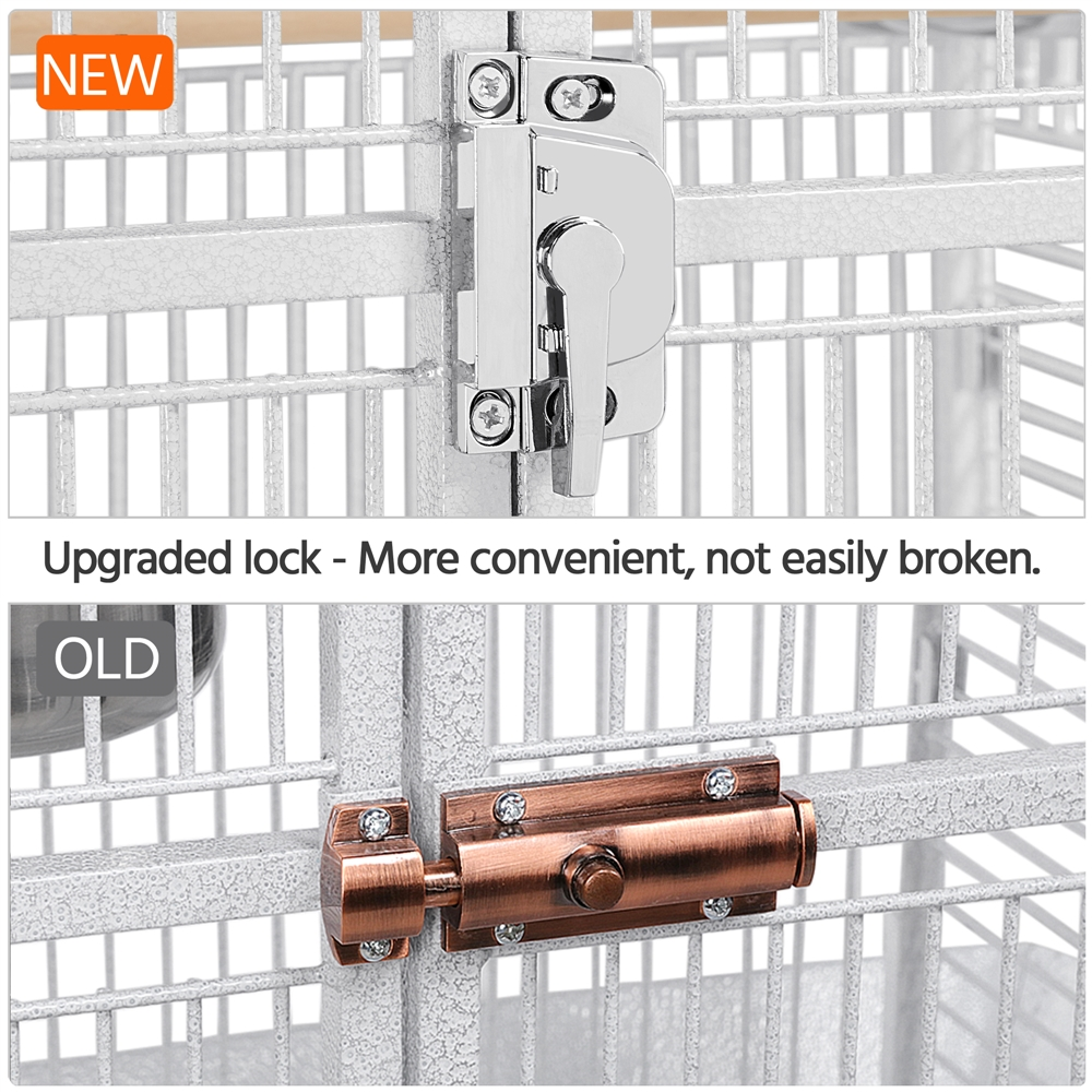 Yaheetech 61.5 Inch Rolling Play Top Parrot Cage photo 6