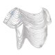 thumbnail image 1 of Top de discoteca con brillantes diamantes de imitación, cadena de moda para el cuerpo, cuello y espalda, para fiestas en el bar. Plata, 1 of 8