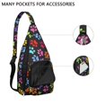 thumbnail image 2 of Waterproof Hiking Backpack Sling Bag for Women – Lightweight Crossbody Bag with Adjustable Strap, Multipurpose Chest Bag with Cute Paw Print for Travel & Outdoor Adventures – Dog Lover Gift, 2 of 4