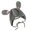 Gray, variant on Sophisticated Unisex Hats Dramatic Hat Street Trend Temperament Trendy Hat for Trendy Outfits In Fall And Winter