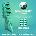 thumbnail image 5 of Candy Brush Curl Defining Vented Hair Brush for Effortlessly Blow Drying Detangling Shaping and Styling, Airflow Wet Hair Brush for All Hair Types for Women and Men, Reduce Pulling and Frizzing, 5 of 9