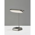 thumbnail image 3 of Adesso Radley 14" LED Desk Lamp Steel with Touch Smart Color & Dimmer, Charging Pad & USB, 3 of 6